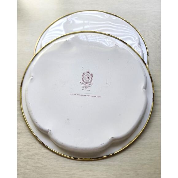 Tray-Tin-Vintage Daher Decorated Ware-Made in England-12.5 in-Gold Tone Trim - Picture 7 of 8